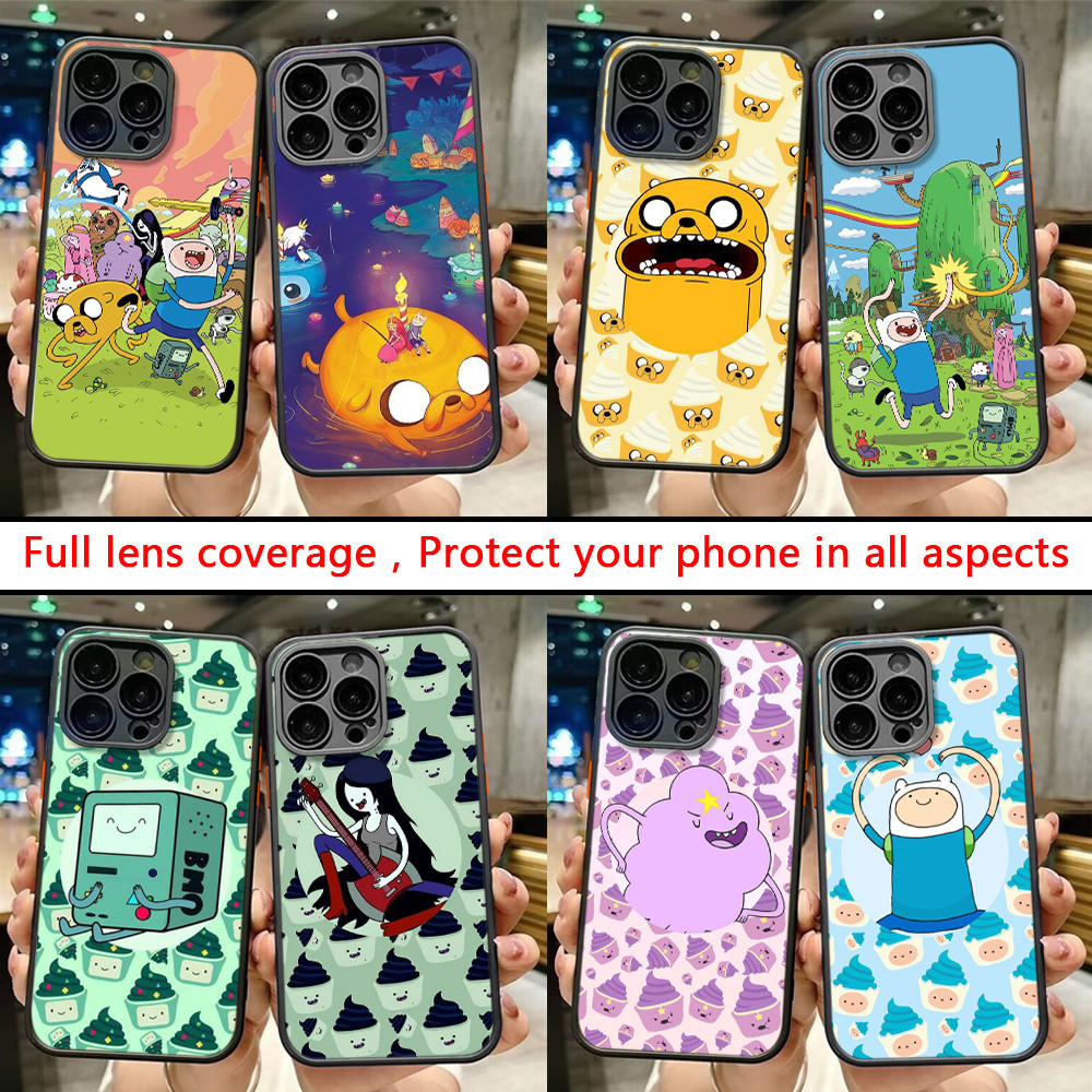 เคสมือถือ แบบนิ่ม ลาย Adventure Time R19 สําหรับ iPhone 14 Pro Max 15 Plus