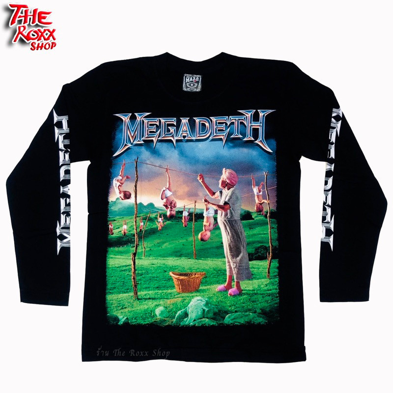 เสื้อวง Megadeth (แขนยาว) MS - 169 ป้าย The Maxx