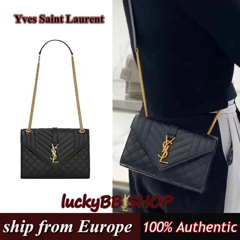 ♞,♘,♙YSL Yves Saint Laurentกระเป๋าไหล่ข้ามตัว ของแท้100%