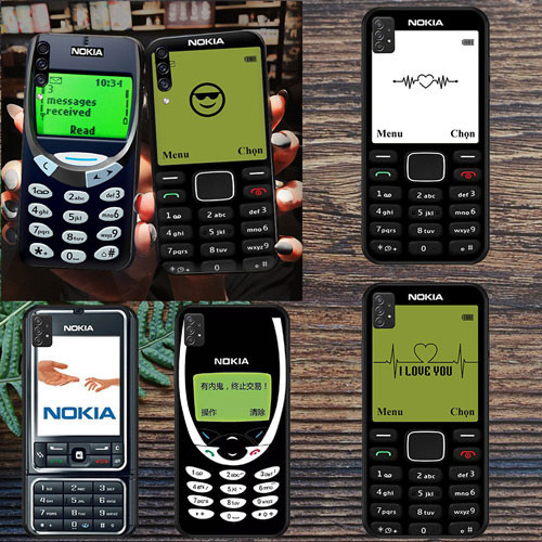 เคสโทรศัพท์มือถือแบบนิ่ม ลาย Nokia D สีดํา สําหรับ Huawei Mate 10 Pro 10 Lite 20 20 Lite 20 Pro Nova 2i 2 Lite 5T