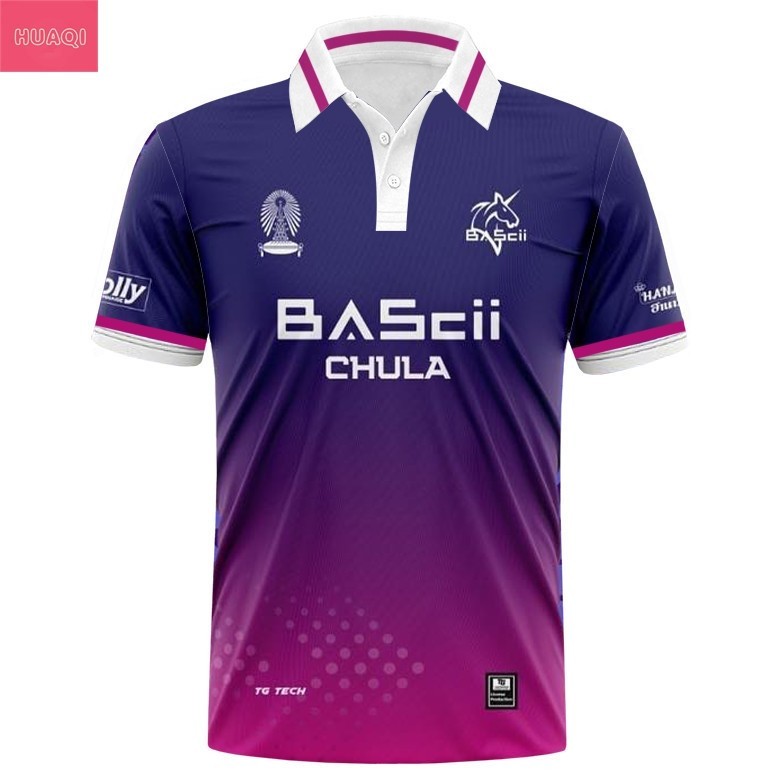 (ปรับแต่งฟรี)Bascii เสื้อโปโล แขนสั้น (ชื่อและตัวเลขที่กําหนดเอง)