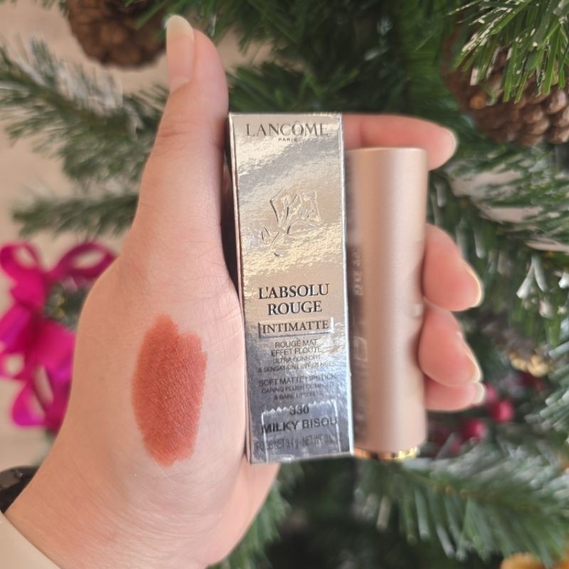 ♞,♘,♙Lancome L'absolu Rouge Intimatte Lipstick 3.4 g df