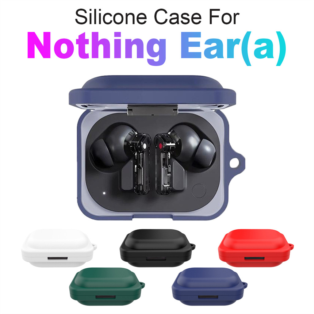 เคสซิลิโคนอ่อนนุ่มสําหรับ Nothing Ear (a) ฝาครอบหูฟังกันกระแทก Anti-Scratch Shell อุปกรณ์เสริมหูฟัง