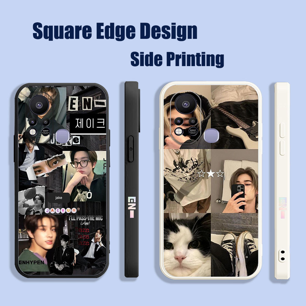 ปลอกสําหรับ Huawei Nova 3i 7i 8i 5T Y9S enhypen Group Jake Niki engene IAN12 เคสโทรศัพท์ขอบสี่เหลี่ย