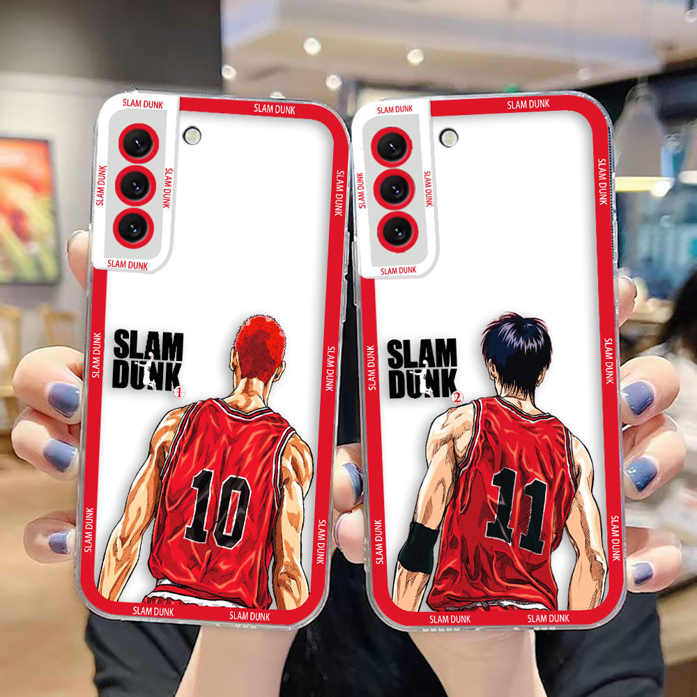 เคสโทรศัพท์มือถือ TPU ใส ลายอนิเมะ Slam Dunk Basketball สําหรับ Samsung Galaxy A03 A04 A05 A05S A11 S10 S20 S21 S22 S23 S24 FE PLUS ULTRA 5G