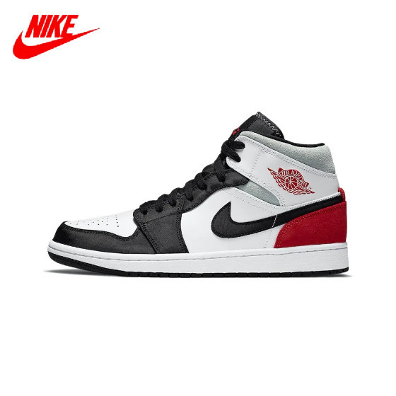 ♞ของแท้ 100% Nike Air Jordan 1 mid se รองเท้าบาสสำหรับผู้ชาย และผู้หญิง