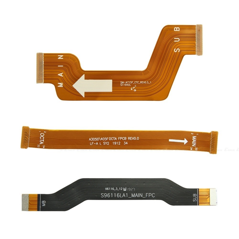 บอร์ดหลักเมนบอร์ดเชื่อมต่อ LCD Flex Cable อะไหล่ซ่อมสําหรับ Samsung Galaxy A70s A50s A30s A20s A21s 