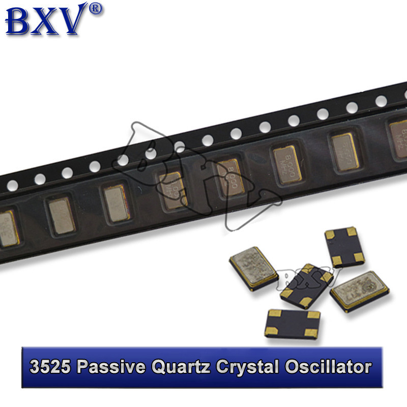 ออสซิลเลเตอร์ควอตซ์คริสตัล 3525 SMD 8Mhz 10Mhz 12Mhz 16Mhz 20Mhz 24Mhz 26Mhz 30Mhz 32Mhz 40Mhz 48Mhz