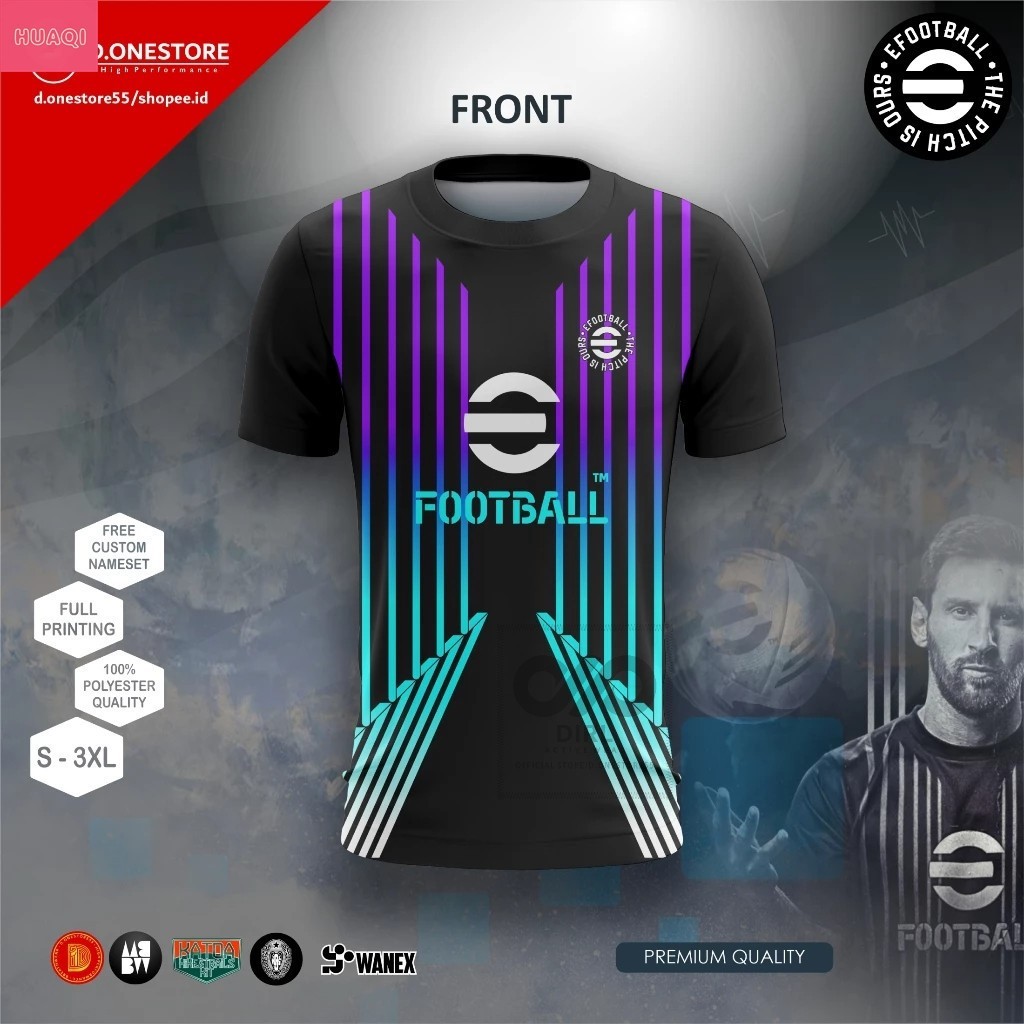 Free Custom ชื่อและตัวเลขJERSEY EFOOTBALL 2024 ESPORT FREE NICKNAME