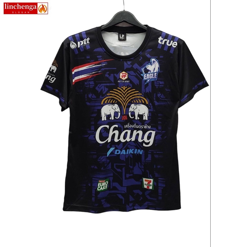 เสื้อกีฬาแขนสั้นลายช้าง Chang งานผ้าเกรดพรีเมี่ยม ป้ายLP sport by Laphinee2
