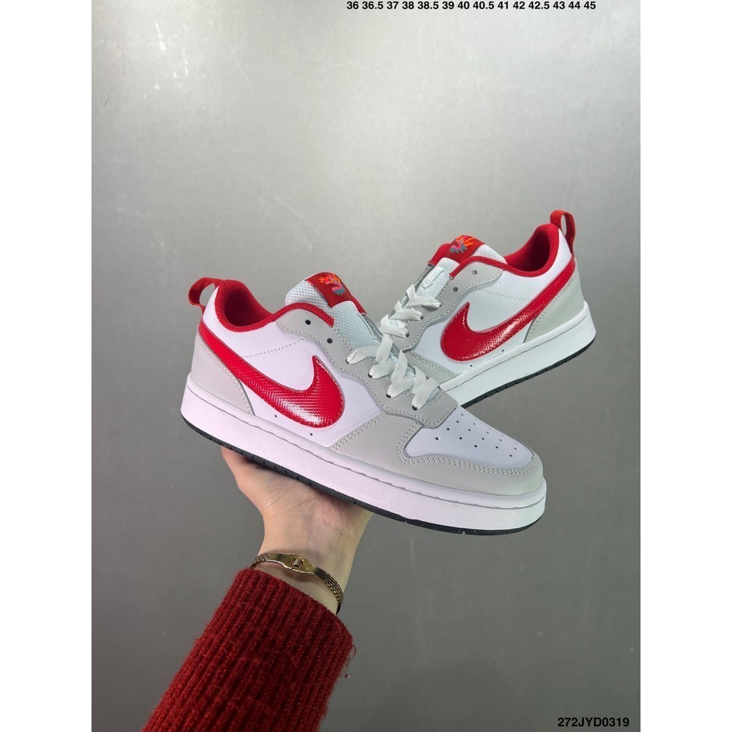 Nike/ Nike Court men and women's New Year of the dragon limited Chinese red sports casual shoes