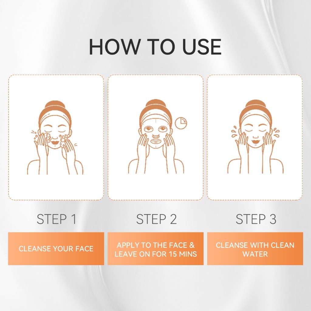 hot🔥การประกันคุณภาพ🔥 import [New Launch]Dr.Leo 377+VC Brightening Facial Mask（25ml*5pcs）Niacinami