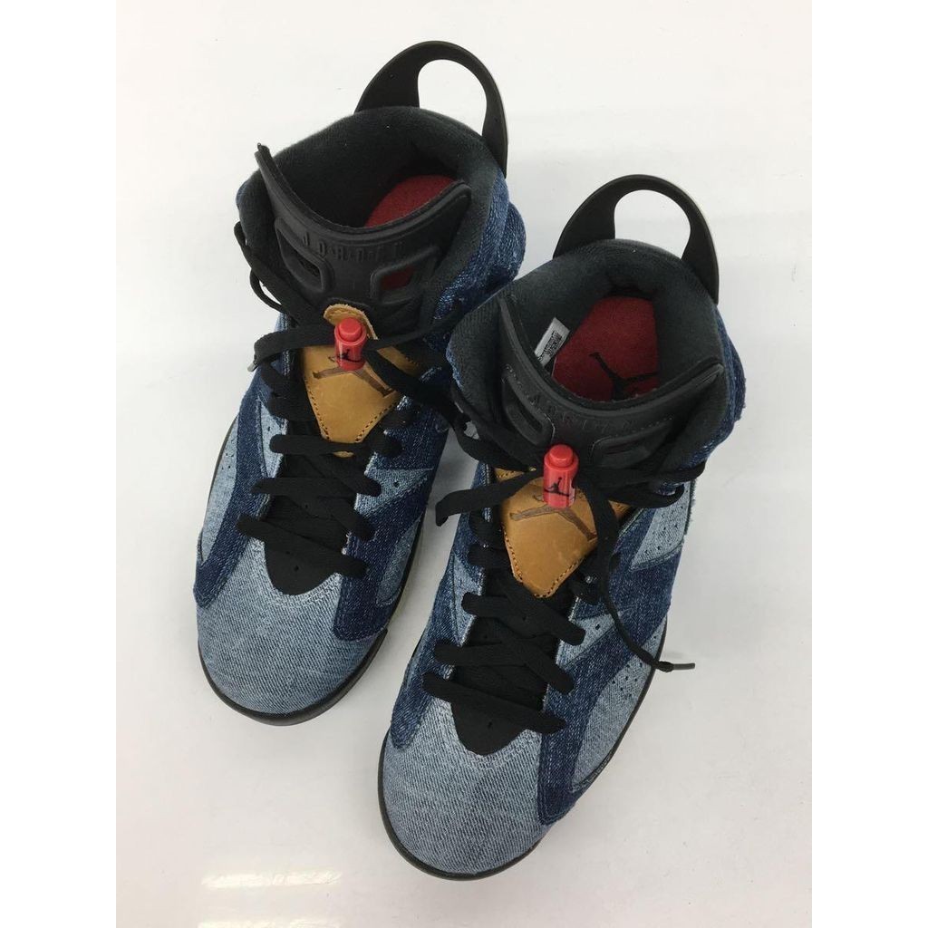 Nike รองเท้าผ้าใบ Air Jordan 1 2 3 6 4 5 High Cut retro Indigo 26.5 ซม. ส่งตรงจากญี่ปุ่น มือสอง
