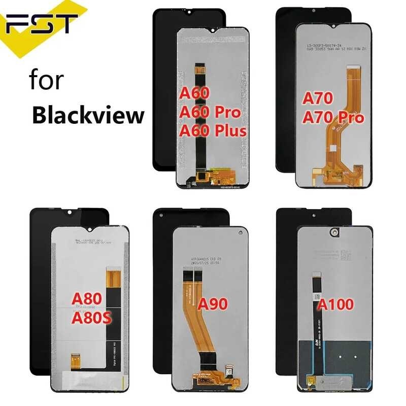 สำหรับ A60 A90จอแสดงผล แบบสัมผัสหน้าจอประกอบสำหรับ Blackview A70 A80 Pro จอ LCD A80บวก A55 A52 A85 A95 A100แอลซีดี