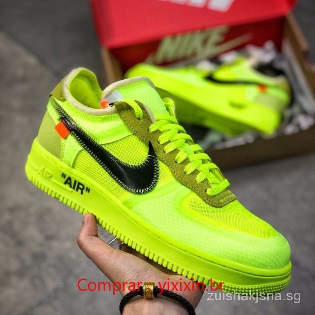 Nike Air Force 1 "Volt" X Off White trainers 0IYX