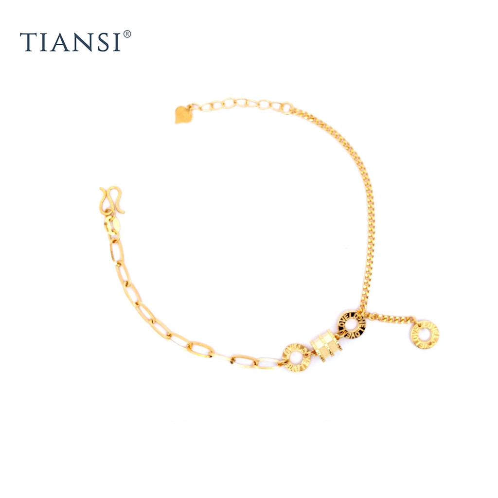 Tiansi 999 (24K) Gold XMY CT Machine Bracelet Gold Hand Chain Bracelet