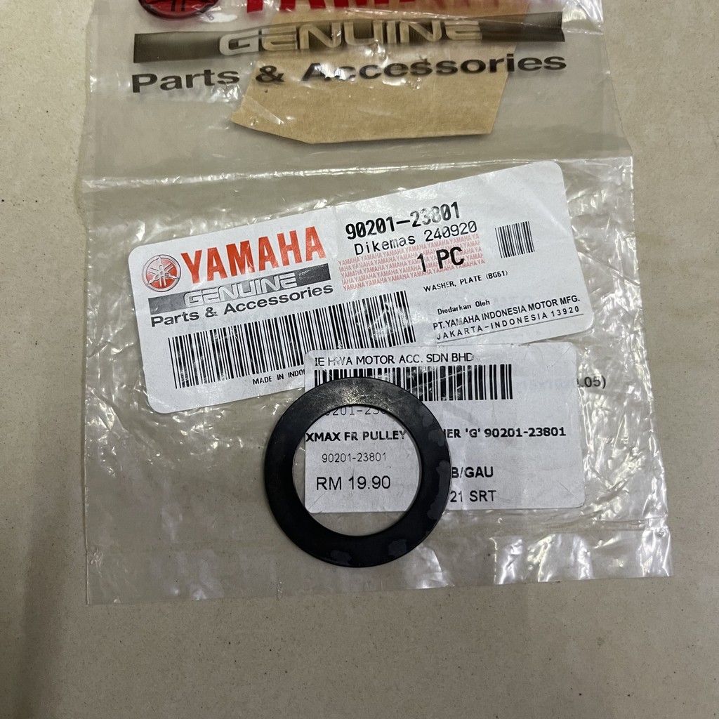 YAMAHA XMAX250 XMAX 250 XMAX-250 XMAX ด้านหน้า PULLY WASHER 90201-23801 เครื่องซักผ้า UNTUK PULLEY D