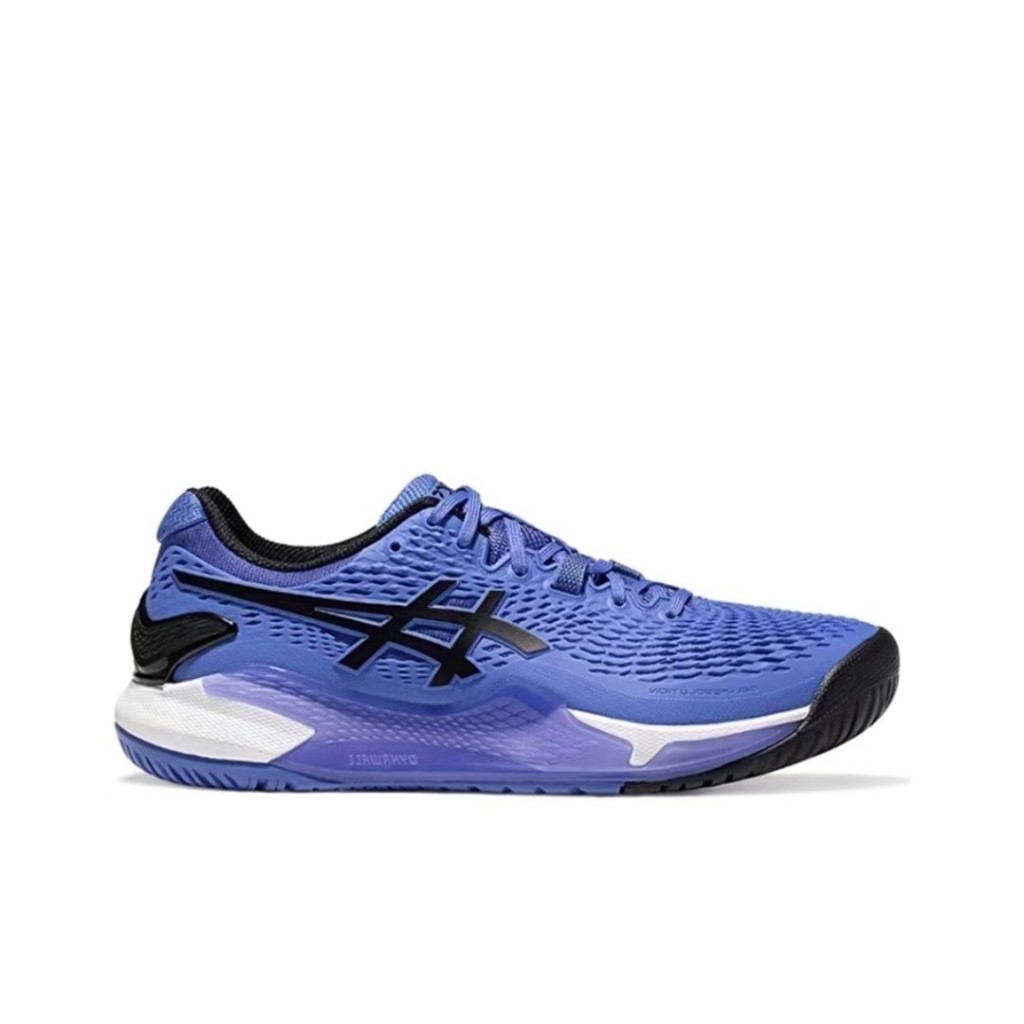♞Asics Gel-Resolution 9 รองเท้าเทนนิสสําหรับบุรุษและสตรีทนต่อการสึกหรอและทนต่อแรงกระแทก Low cut สีม