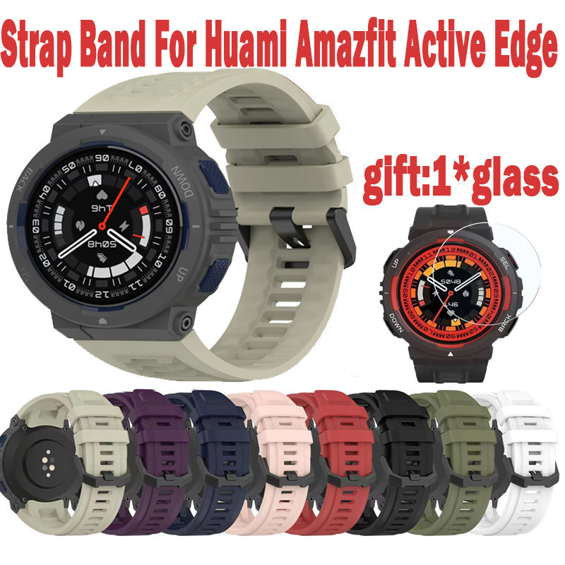 สายนาฬิกาข้อมืออัจฉริยะ แบบเปลี่ยน สําหรับ Huami Amazfit Active Edge Amazfit T-Rex2 T-Rex T-Rex UItra