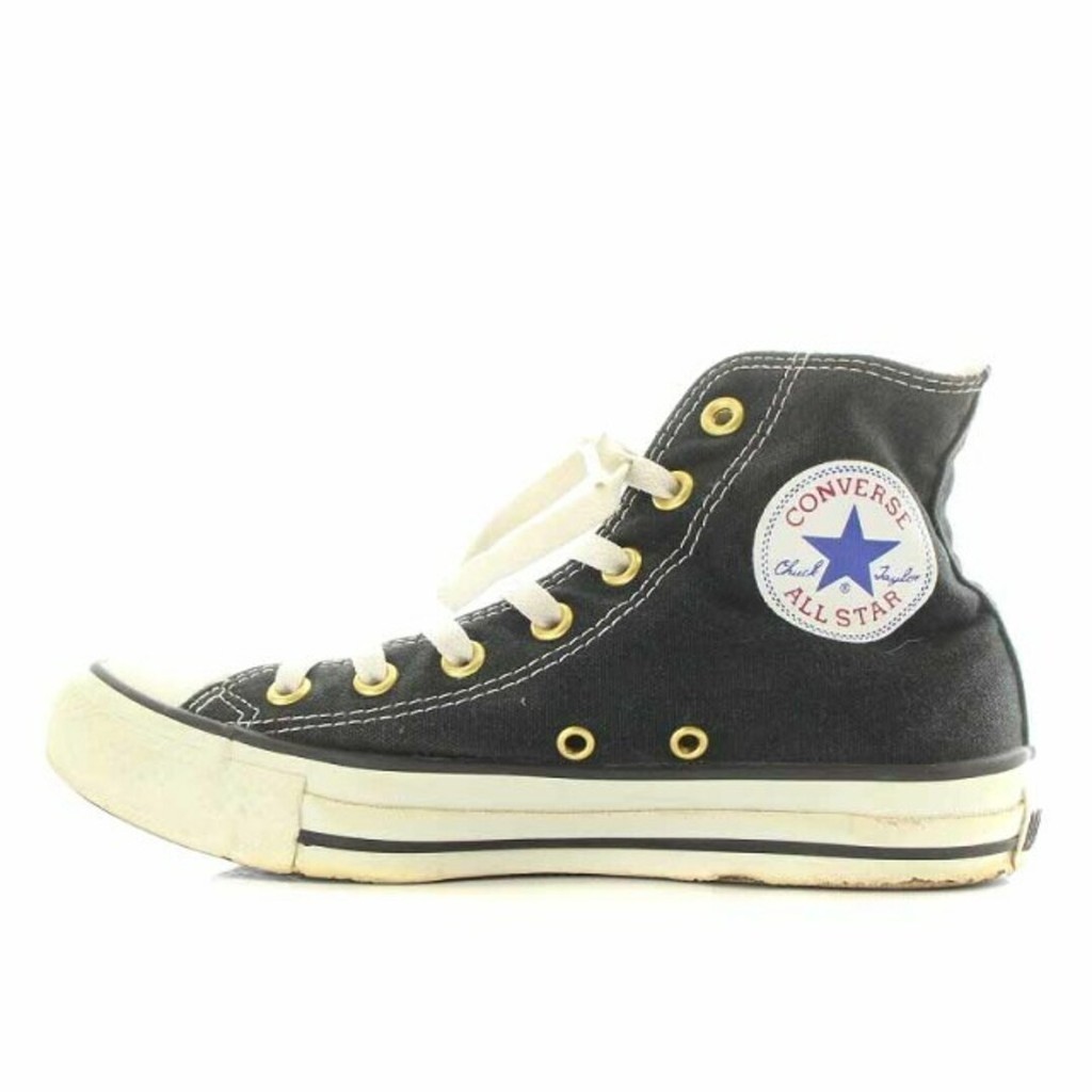 Converse LOVE BY E.M. รองเท้าผ้าใบ US 5.5 24.5 ซม. สีดํา จากญี่ปุ่น มือสอง
