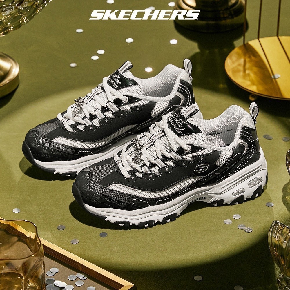 Skechers สเก็ตเชอร์ส รองเท้า ผู้หญิง Sport D'Lites 1.0 Shoes - 12241-BKW