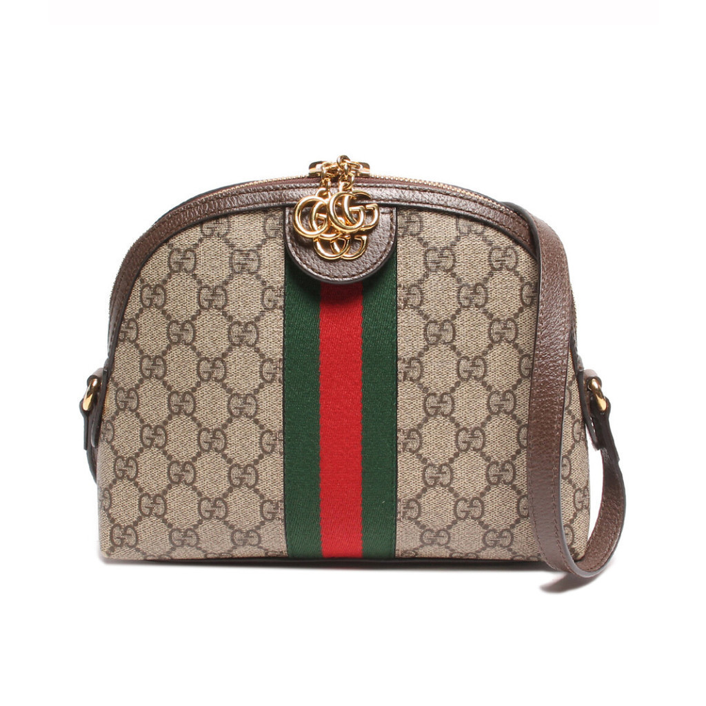 Gucci กระเป๋าสะพายไหล่ Ophidia GG Supreme Double G ผ้าแคนวาส มือสอง ส่งตรงจากญี่ปุ่น
