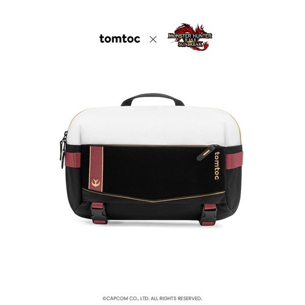 tomtoc x Monster Hunter joint "Kingdom Knight" Messenger Bag Men's shoulder bag iPad mini6/iPad pro