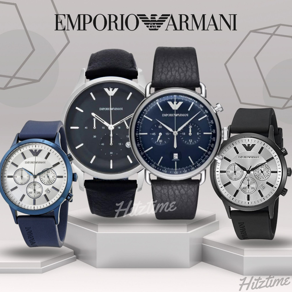 ♞นาฬิกา Emporio Armani ข้อมือผู้ชาย รุ่น AR11026 AR11048 นาฬิกาแบรนด์เนม สินค้าขายดี Watch Armani ข