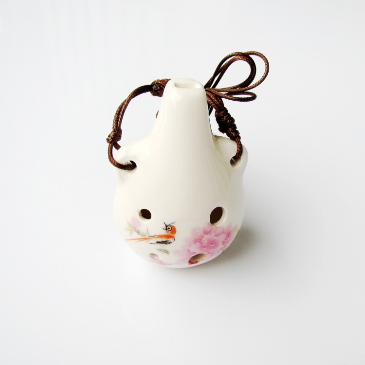 หกหลุม Ocarina 6-hole Major เริ่มต้น Alto AC Tune Musical Instrument Children นักเรียนผู้ใหญ่ E18