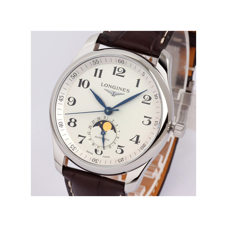 Longiness Master Series นาฬิกากลไกอัตโนมัติสุภาพสตรีนาฬิกา 34 มม. L2.409.4.78.3