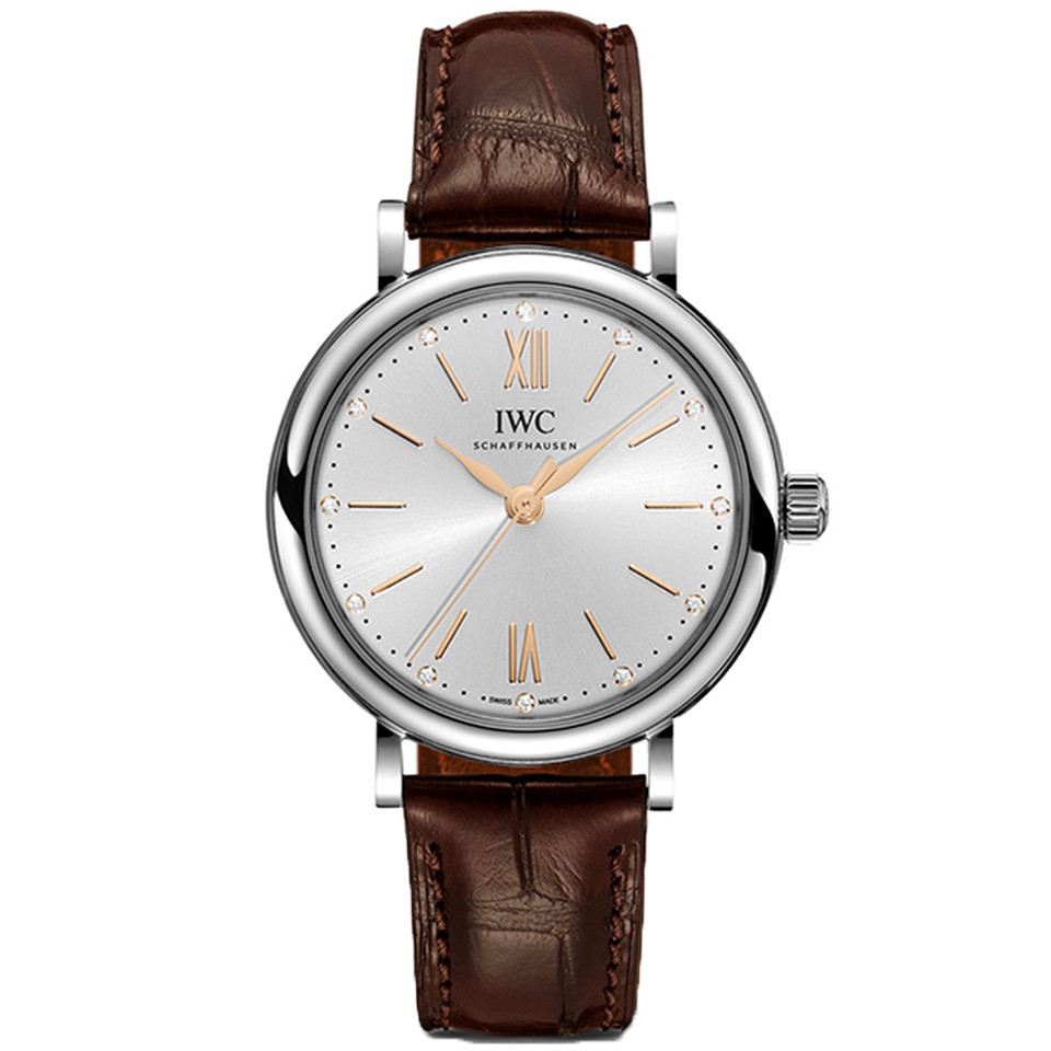 Iwc IWC IWC Baitao Fino นาฬิกาผู้หญิงอัตโนมัตินาฬิกาสุภาพสตรี IW357403