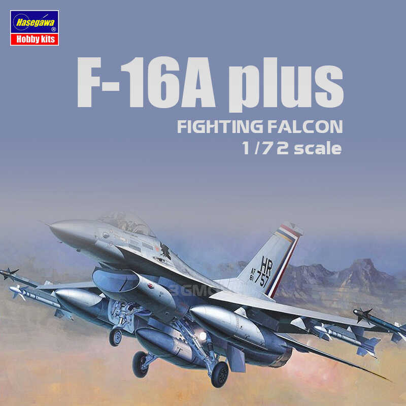 Hasegawa 00231 เครื่องบินรบยุทธวิธี 1/72 F-16A Plus สําหรับโมเดลทหาร DIY