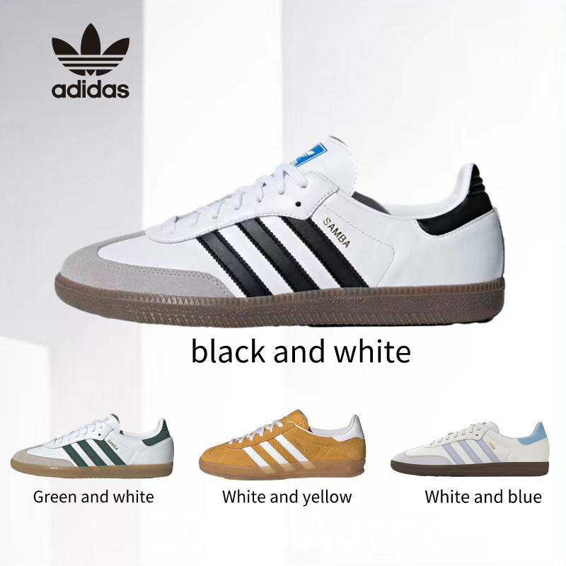 【 % ของแท ้ 】 รองเท ้ ากีฬา Adidas originals Samba OG unisex Adidas Classic