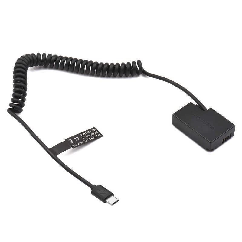 C ประเภท ถึง Dr-E18 DC Coupler Lp-E17แบตเตอรี่ปลอมสำหรับ Canon RP EOS 7 D oupler  anon