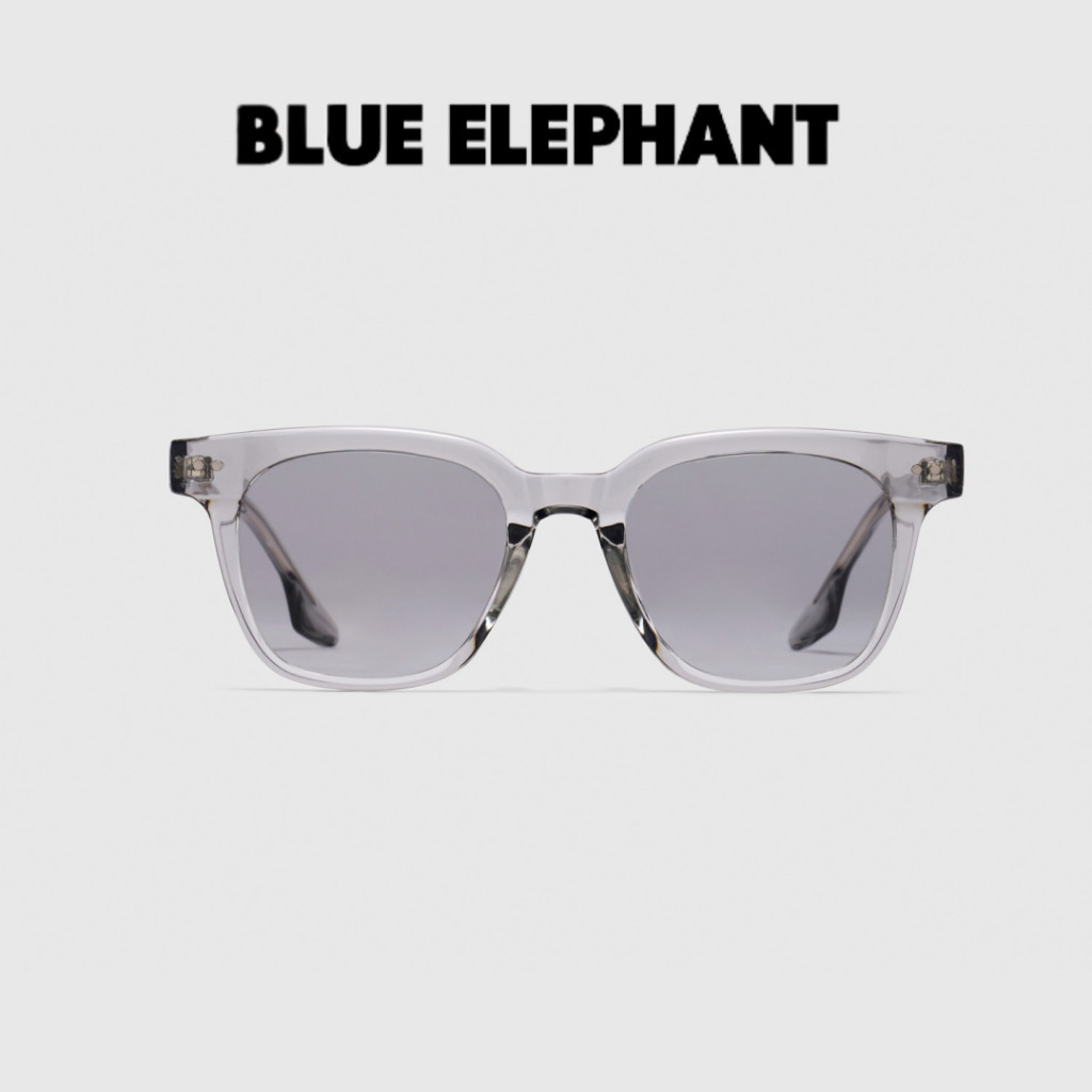 [BLUE Elephant] ใหม่ แว่นตากันแดด คริสตัล สีเทา แฟชั่นสําหรับผู้ชาย และผู้หญิง | ของแท้ 100% เครื่อ