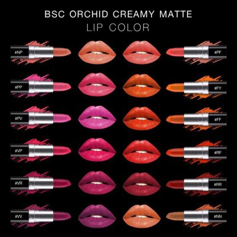 ORCHID ลิป BSC CREAMY MATTE LIP COLOR ขนาด 4.2 กรัม บีเอสซี ลิปสติก เนื สติก