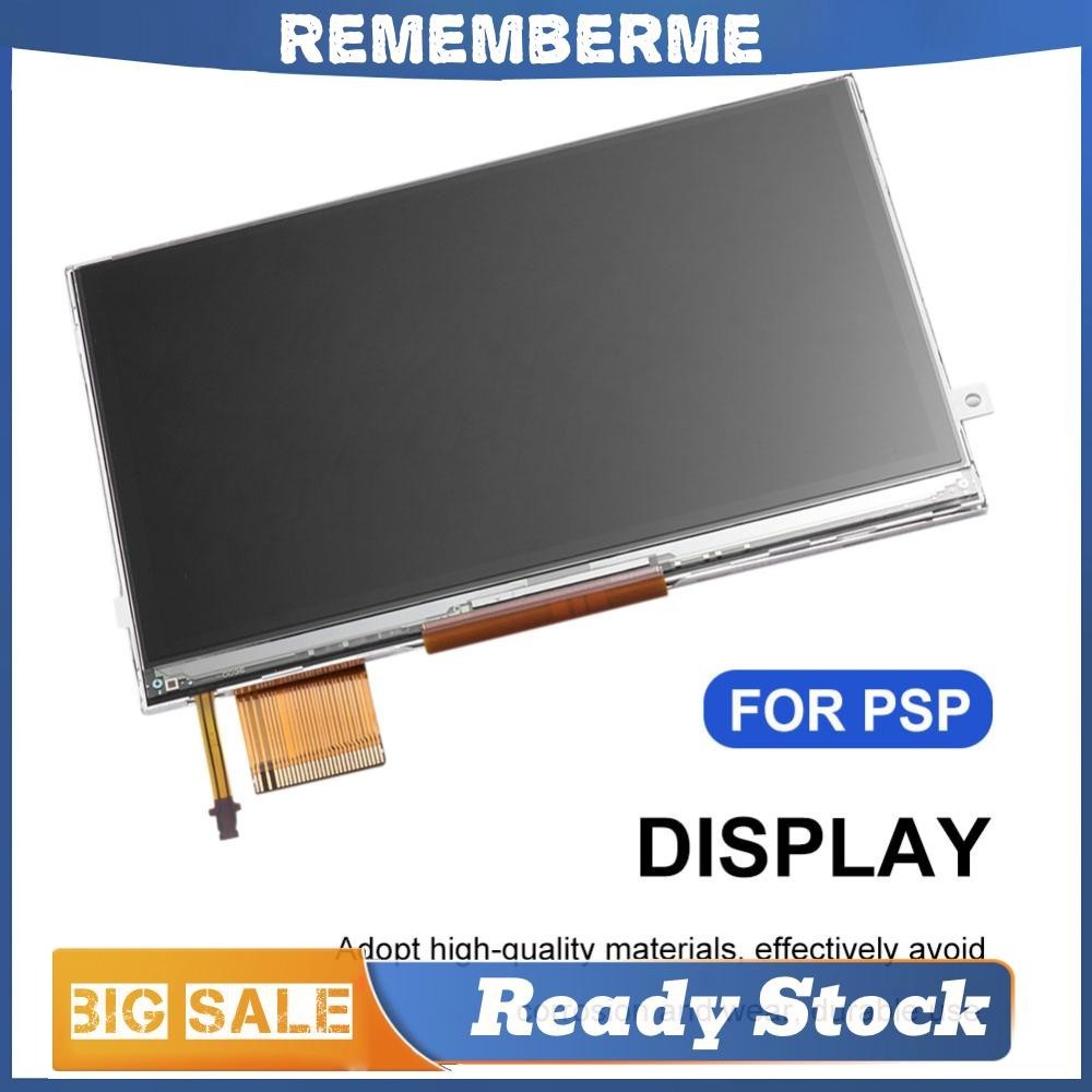 [REM] อะไหล่หน้าจอ LCD เกมคอนโซล แบบเปลี่ยน สําหรับ PSP 3000
