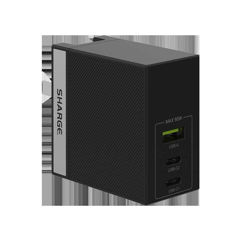 C Shargeek/shargan USB ชาร์จ90W เครื่องชาร์จติดผนังหลายพอร์ต