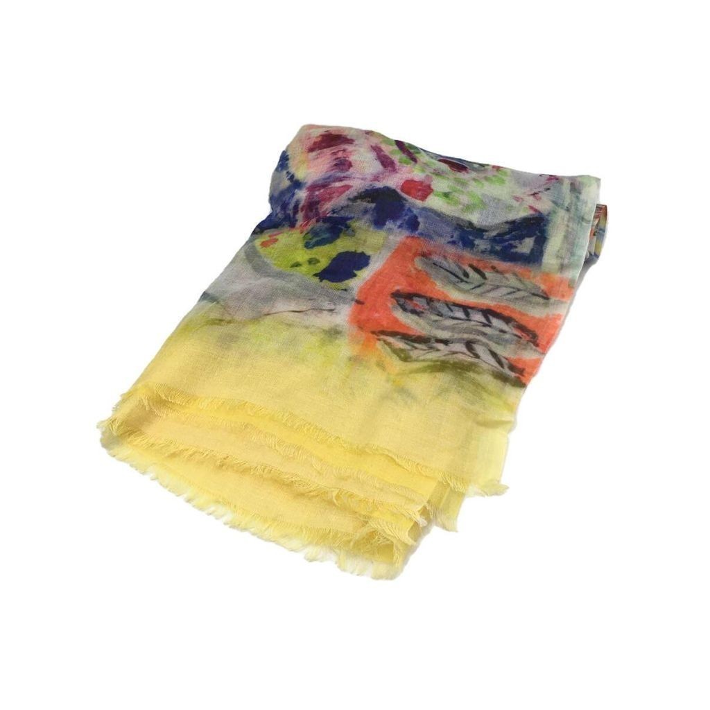 AZ wht I Scarf Rayon Women Direct from Japan Secondhand