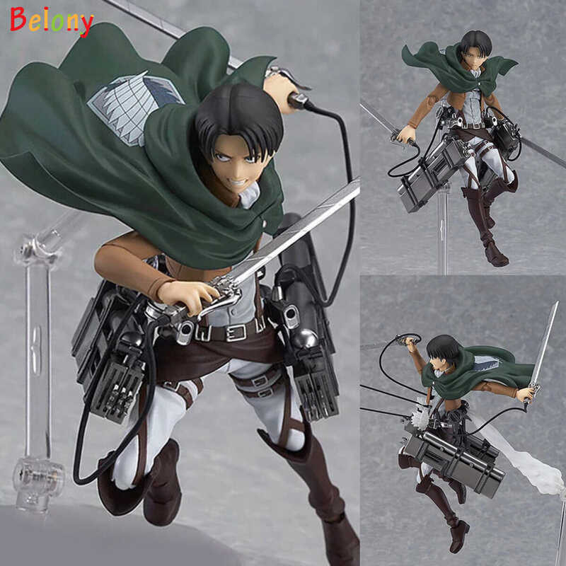 Attack Belony On Titan Mikasa Eren Ackerman PVC Figure Anime Action Figure Model Toy For Kid Adult