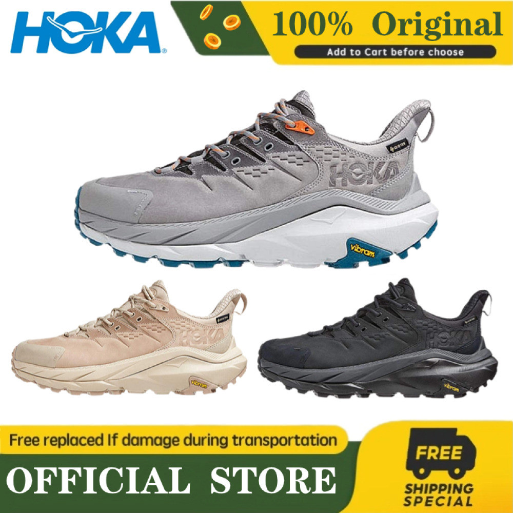 【100% Authentic】HOKA ONE ONE Kaha 2 Low GTX Sneakers Unisex Running Shoes 1123190-SBCRL