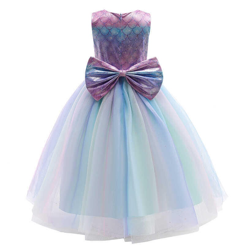 ❤ New Princess Little Mermaid Ariel Cosplay Kids For Girl Fancy Costume Child Birthday Party Clot
