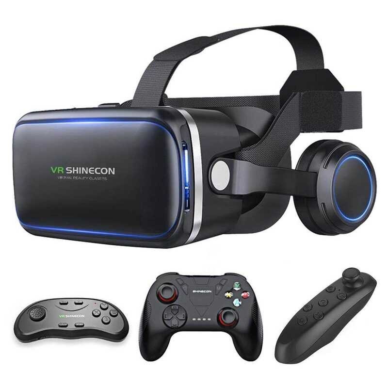 Version LO New of Vr with Remote Control, Glasses Virtual Reality Headset VR Games 3D Movies, Eye C