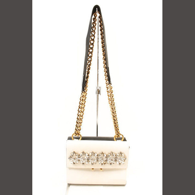 Marni MARNI bag shoulder chain bijou decoration white white Direct from Japan Secondhand