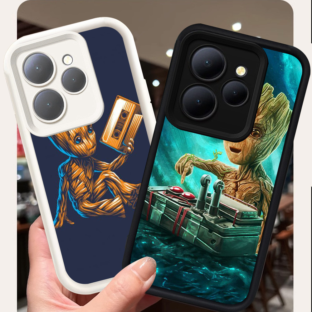 ปลอกสําหรับ Tecno POP 8 Spark 30C GO 2024 Pova 6 7 20 Pro 5G Camon 40 12 เคสซิลิโคน H-98 Groot