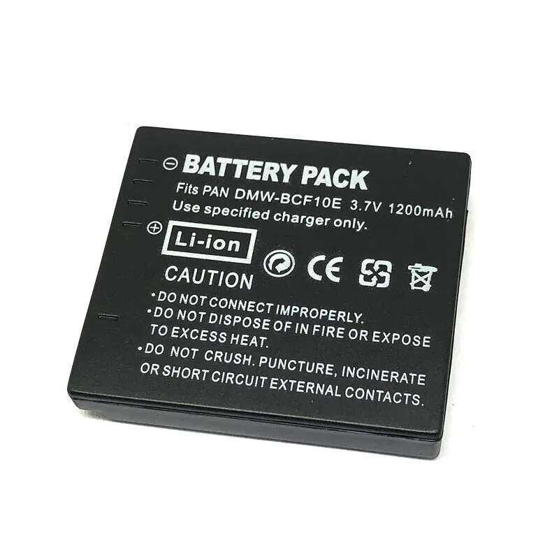 ❤️ Dmw-Bcf10 Bcf10e Bcf10gk Bcf10pp Cga-S/106B S/106C S/106D แบตเตอรี่กล้องสำหรับ DMC F2 F3 F4