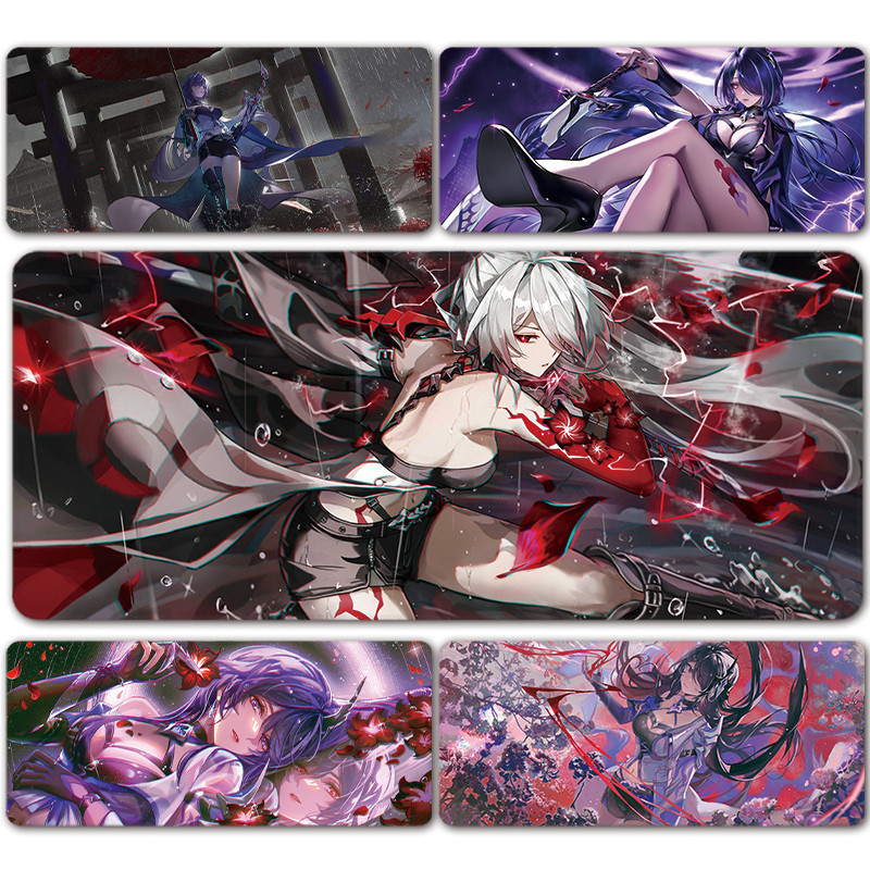 Acheron Honkai Star Rail XXL แผ่นรองเมาส์ ขนาดใหญ่ กันลื่น สําหรับคอมพิวเตอร์ แล็ปท็อป ออฟฟิศ