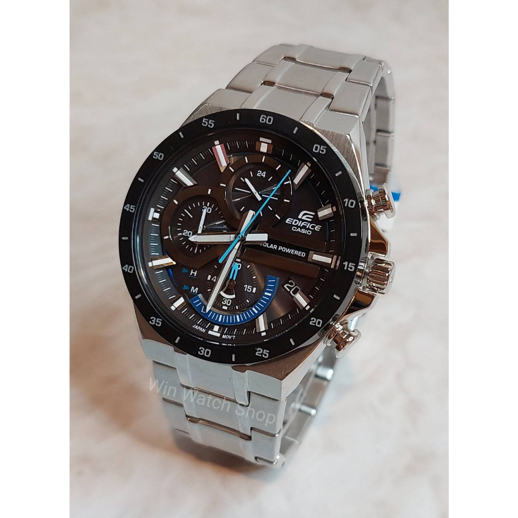 



 ♞,♘นาฬิกา Casio Edifice รุ่น EQS-920DB นาฬิกาผู้ชาย Solar Powered Chronograph ของแท้ 100% ประก