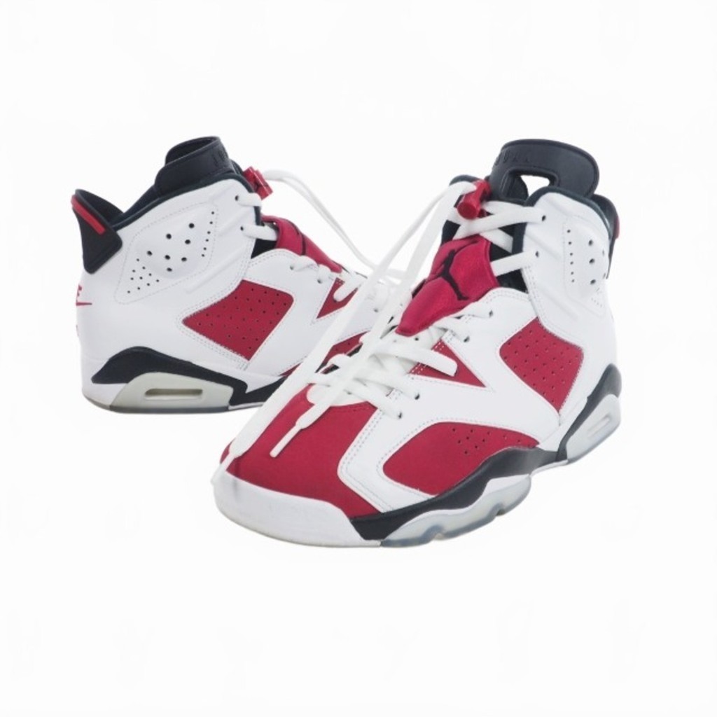 Nike Air Jordan 6 Carmine รองเท้าผ้าใบ 28 ซม. สีแดง ส่งตรงจากญี่ปุ่น มือสอง
