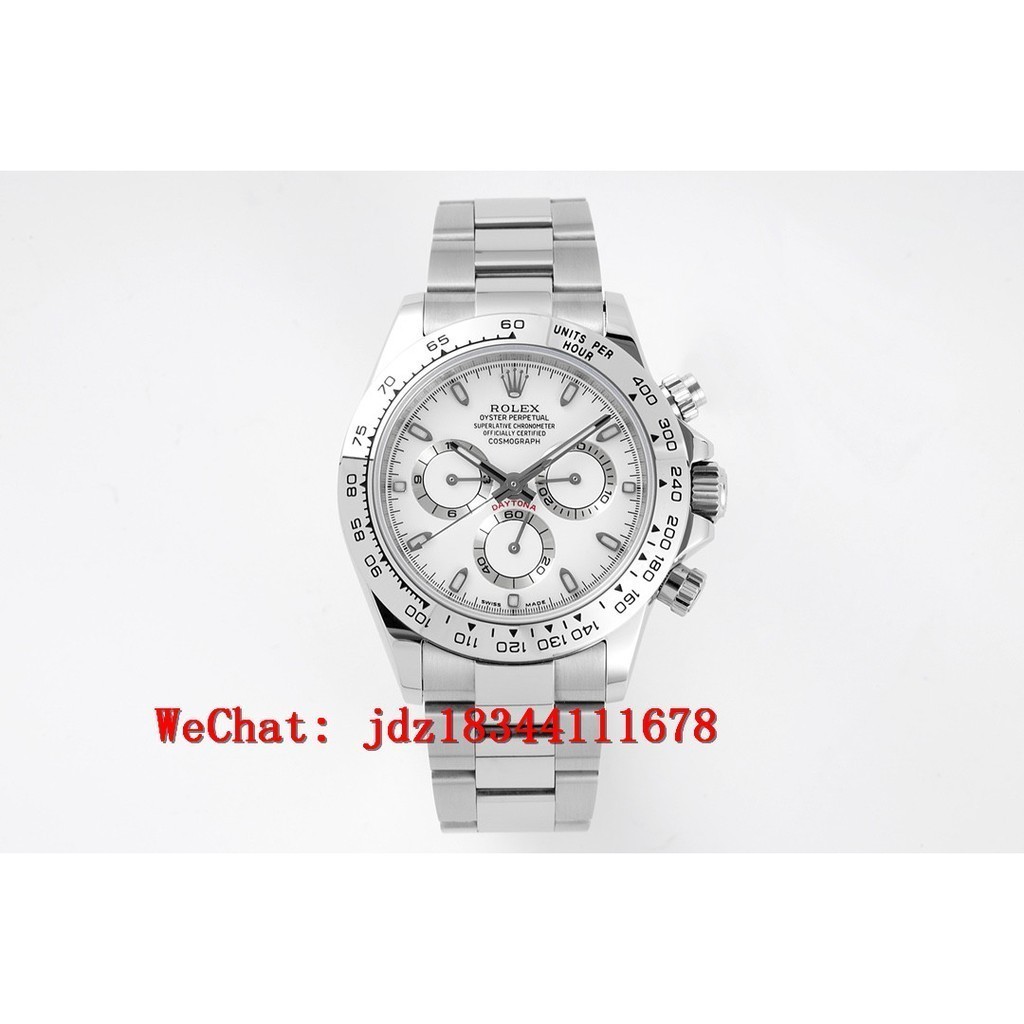 นาฬิกาข้อมืออัตโนมัติ Rolex Cosmograph Daytona Series สีเงิน